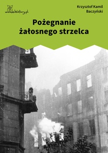 Baczyński, Juwenilla t. 2, Pożegnanie żałosnego strzelca