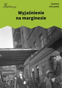 Ginczanka, O centaurach, Wyjaśnienie na marginesie