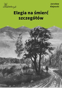 Klejnocki, Elegia na śmierć szczegółów. Elegia na śmierć szczegółów