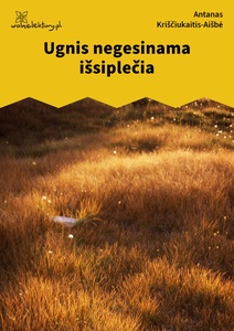 Kriščiukaitis-Aišbė, Kas teisybė, tai ne melas, Ugnis negesinama išsiplečia