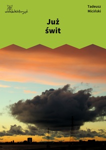 Miciński, W mroku gwiazd, Już świt