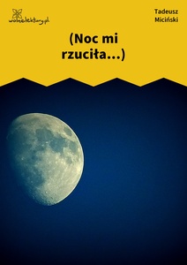 Miciński, W mroku gwiazd, W pośród raju, Noc mi rzuciła...