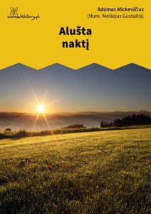 Mickiewicz, Krimo sonetai,  Alusta nakti