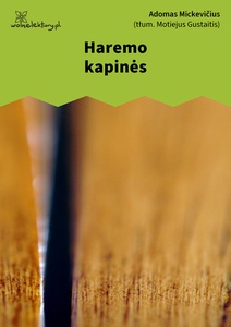 Mickiewicz, Krimo sonetai, Haremo kapines