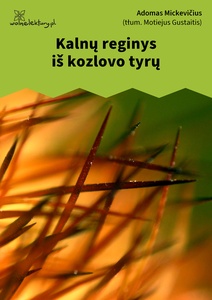 Mickiewicz, Krimo sonetai, Kalnu reginys is kozlovo tyru