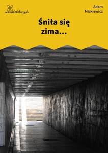 Mickiewicz, Liryki lozańskie, Śniła się zima
