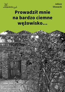 Słowacki, Prowadził mnie na bardzo ciemne wężowisko